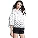 BLDO Women's Summer Loose Ruffles Lace Blouse Shirt Tops