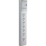 Belkin 7-Outlet Commercial Power Strip Surge Protector with 7-Foot Power Cord, 750 Joules (BE107000-07-CM)