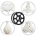 3D Printer Filaments - White 1.75 mm PLA Filament, Low Odor Dimensional Accuracy +/- 0.02 mm 3D Printing Filament, 2.2 lbs Spool 3D Printer Filament for Most 3D Printers & 3D Pens