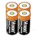 RCR123A Rechargeable Batteries, Hixon 3.7V 700mAh Li-ion Battery for Arlo HD Security Cameras(VMC3030/VMK3200/VMS3330/3430/3530), UN CE Certified, 4 Pack
