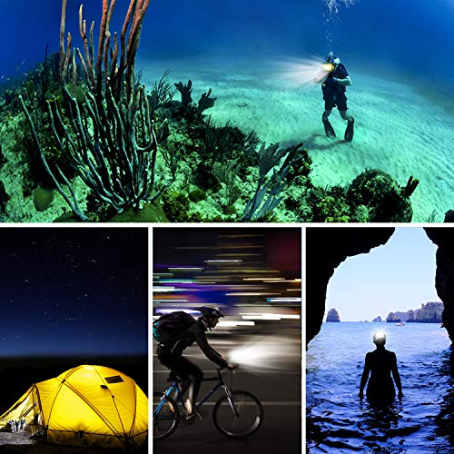 Neewer Underwater Lights Dive Light 60 LED Dimmable Waterproof LED Video Light 131feet/40m for GoPro Hero 6 5 4 Hero Session Canon Nikon Pentax and Other Action and DSLR Cameras (Battery Included) - Thumbnail 6