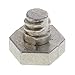 Silver Beyblade Metal Face Bolts / Beyblade Metal Tips (8 Metal Performance Tips / 5 Metal Facebolts) Compatible With Takara Tomy and Hasbro Beyblades