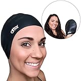 Otter Premium Silicone Adult Swim Cap for Long Hair - PLUS Nose Clip Included - The Industries #1 Swimming Caps for Men and Women