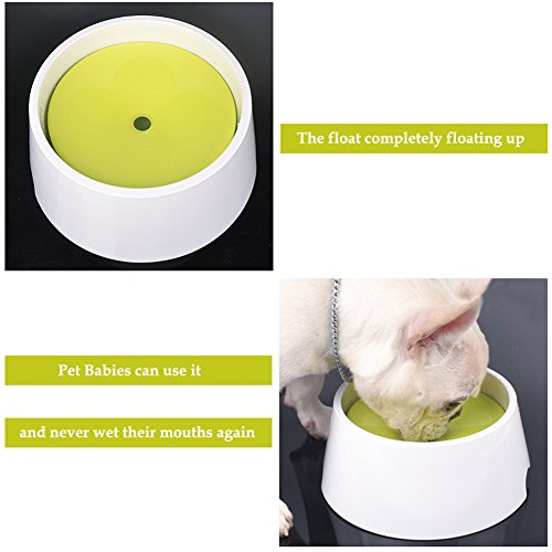 Dog Water Bowl No Spill Dripless Pet Water Food Bowl for Dogs and Cats, 1000ML(34OZ), Spill-Proof/Anti-Dust/Anti-choking/Anti-Gulping - Water or Food Dog Bowls - Thumbnail 5