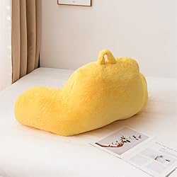 Holawakaka Standard Faux Fur Bed Rest Pillow with