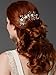 SWEETV Wedding Hair Comb for Brides Jewelry Headpiece Bridal Hair Accessories for Women