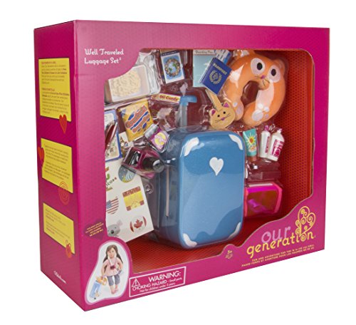 Our Generation Home Accessory Well Travelled Luggage Set