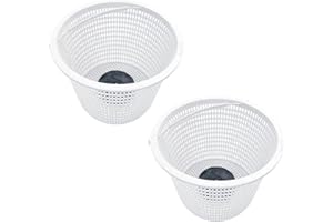 1 Pcak 8'' Inground Pool Skimmer Replacement Basket Compatible Suitable for A Wide Range of Filter (1, White)