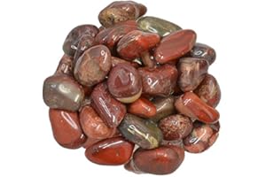 Hypnotic Gems Materials: 1 lb Rainbow Jasper Tumbled Stones from Africa - Small - 0.75" to 1" - Polished Rocks and Gemstones for Art, Crafts, Fountains, Crystal Healing and More!
