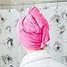 Wrap & Twist Microfiber Super Absorbent Bath Hair Towel by Fine Touch (R)