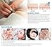 Set of Diamond Microdermabrasion Tips, 6Pcs Dermabrasion Tips Replacemen with 50Pcs Cotton Filters for Spa Grade Home Diamond Dermabrasion Peeling, Facial Skin Care