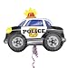 Anagram Police Car Shaped Junior Shape Foil Balloon