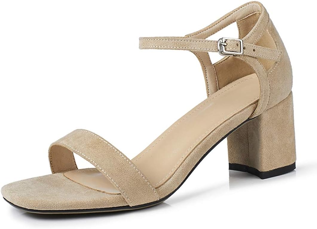 block heel comfort sandals