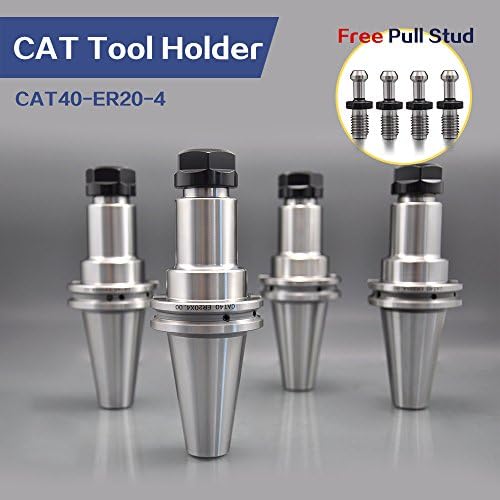 SFX CAT40 Shank Alloy Steel 8620 Collet Tool Holder For CNC machine (CAT40-ER20-4