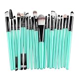 AMA(TM) 20 pcs Professional Cosmetic Set Makeup Brush Set Tools Make-up Toiletry Kit Wool Make Up Brush Set (Black )