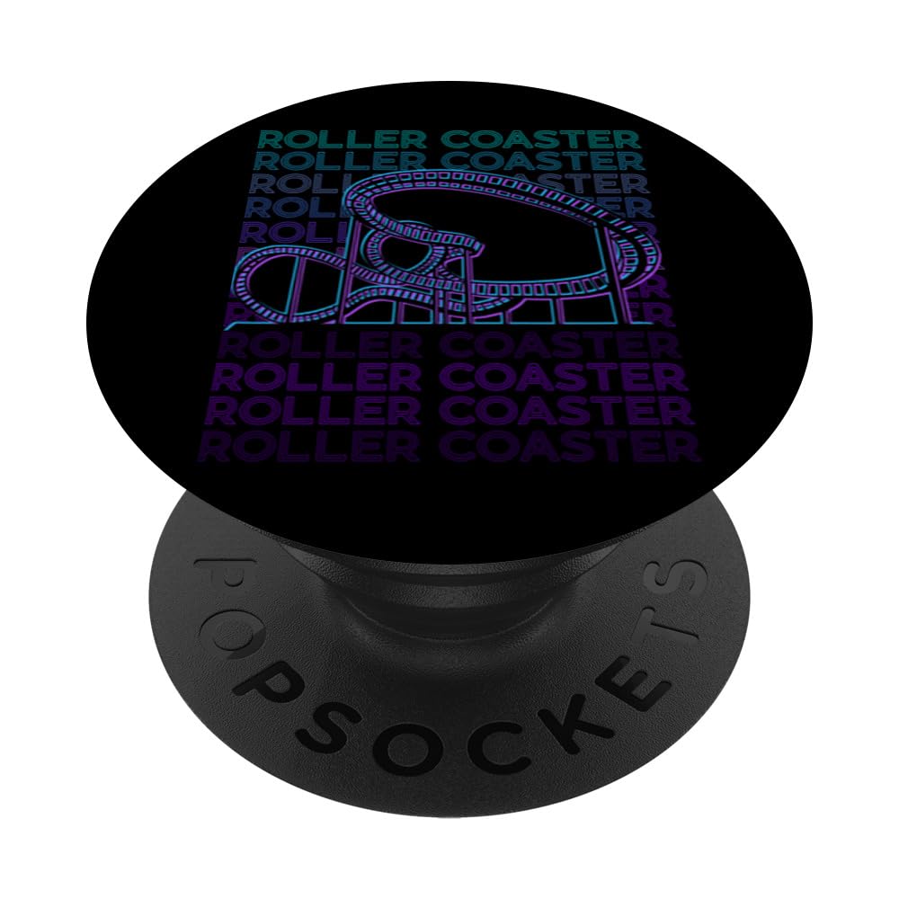Roller Coaster Retro PopSockets Adhesive PopGrip