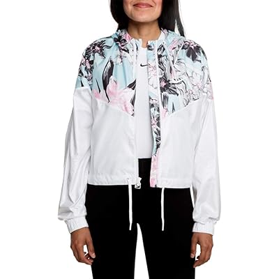 nike women's floral jacket