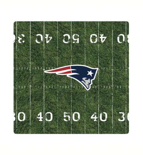 Tribeca New England Patriots Mouse Pad (Standard, Black)
