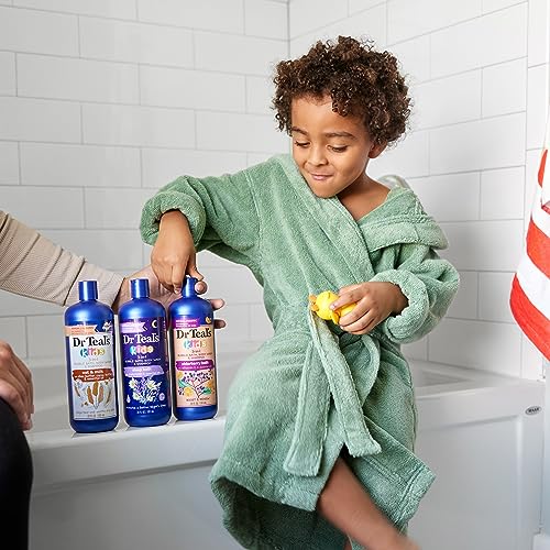 DR TEAL’S KIDS 3-IN-1 ELDERBERRY BATH: BUBBLE BATH, BODY WASH & SHAMPOO, 20 FL OZ.