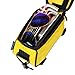 JOY COLORFUL Bicycle Bags Bicycle Front Tube Frame Cycling Packages 4.2,4.8,5.5 inches Touch Screen Mobile Phone Bags Professional Bicycle Accessories(Yellow, Medium)