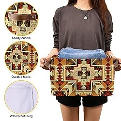 WELLDAY 2PCS Storage Basket Native American Style