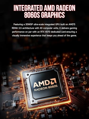 GMKtec Evo-X2 AI Mini PC AMD Ryzen AI Max+ 395 (up to 5.1GHz) Mini Gaming PC, 64GB LPDDR5X 8000MHz (8GB*8), 1TB PCIe 4.0 SSD, 8K Screen for Four Screens, WiFi 7 & USB4, SD 4.0 Card Reader