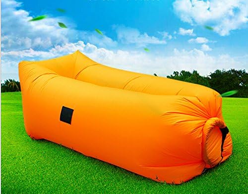 Inflatable Air Lounger Portable Air Sofa with Carry Bag,Pockets &amp; Anchor Made of Durable 210D Parachute for Indoor/outdoor, Camping, Beach, Park, Backyard