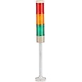 Industrial Signal Light Column LED Alarm Round Tower Light Indicator Warning Light r Red Green Yellow DC 12V Steady On