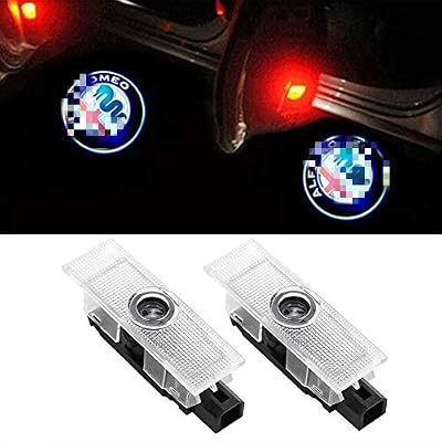 LED Door Step Courtesy Light Welcome Light Shadow Logo for Alfa Romeo Stelvio Giulia