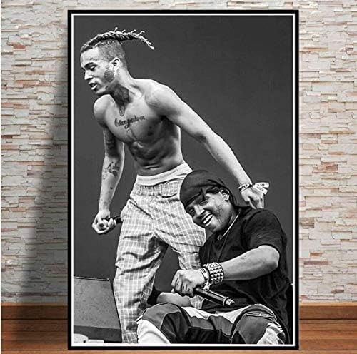 REDWPQ Poster Prints XXXTentacion God Hip Hop Rap Music Stars Art Painting Wall Pictures For Living Room Home Decor 42x60 CM Without Frame