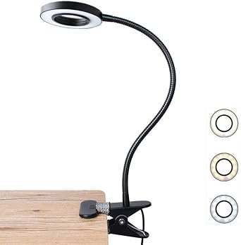 Leuchten & Leuchtmittel Klemmleuchte LED Schreibtischlampe Dimmbar 8W