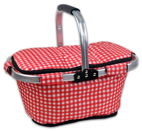 DII Insulated Market Basket or Picnic Tote, P…