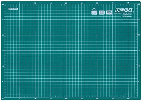 Olfa A3 (450x320) multi-purpose self-healing Craft Mat, Green