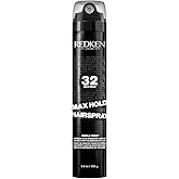 Redken Extreme High Hold Max Hold Hairspray 32 For All Hair Types - Long-Lasting Lift & Body, All-Day Style Control With a Dry Finish, 24h Humidity Resistance