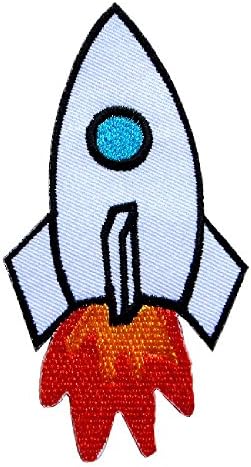 Space Shuttle Spaceship Spacecraft Embroidered Iron on Patch Free Shipping