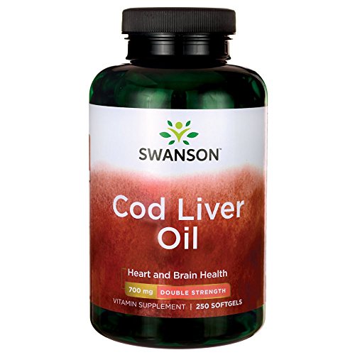 Swanson Double-Strength Cod Liver Oil 2500 Iu A/270 Iu D 250 Sgels