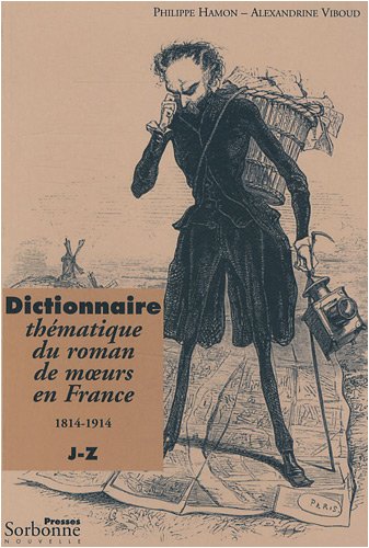 Dictionnaire thématique du roman de moeurs, 1814-1914