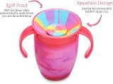 Munchkin Miracle 360 6+ Month 7oz Sippy Cups 2-Pack Pink Yellow view 2