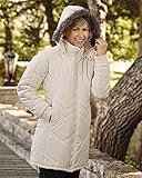 totes Chevron Quilted Coat