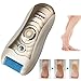 Sminiker Professional 3 in 1 Rechargeable Waterproof Lady Hair Removal Kit ( Bikini Trimmer,Hair Epilator,Callus Remover ) 2 Mode Power Switch Hair Shaver for Arm Underarm Bikini Line & Legs (Gold)