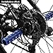 Amotor Bike Pegs, Aluminum Alloy Anti-Skid Lead Foot Bicycle Pegs BMX Pegs for Mountain Bike Cycling Rear Stunt Pegs Fit 3/8 inch Axles