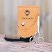 THE ZERIAN Beard & Mustache Scissors With Comb For Precise Facial Hair Trimming -Beards, Mustache & Eyebrows - Stainless Steel & BONUS a Digital Booklet