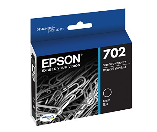 Epson T702120 DURABrite Ultra Black Standard Capacity Cartridge Ink