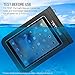 TETHYS Universal Waterproof Case, Waterproof Dry Bag for Outdoor Activities Fit iPad Pro 9.7, iPad Air 2, iPad 2 3 4, Samsung Tab S 9.7, Tab E 9.6 and Other Tablets up to 10 inches