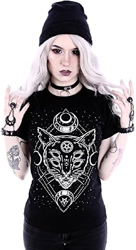 Restyle Occult Wicca Oversize Choker Top Tee T-Shirt