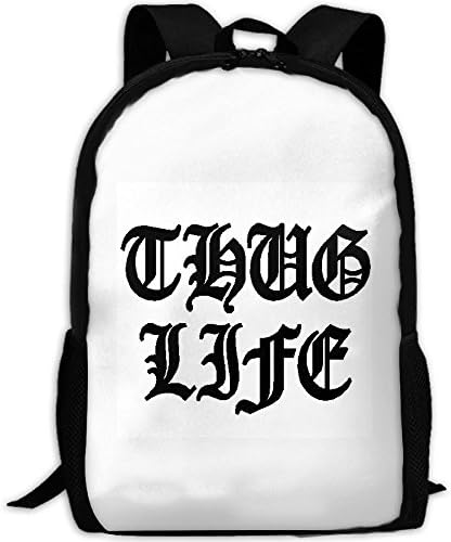 Thug LifeCollege High School Student Backpack For Women And Teens