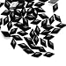 1000pcs Black Rhombus 1.5x3x1 Flat Back Rhinestones Flatback acrylic Gems for Nail Art Cards wholesale AF0010-20