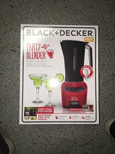 Click Here to See More Images BLACK+DECKER BL4001R Party Blender Drink Machine Red