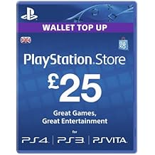 Playstation Network Card PSN £ 25 UK PS3 & PS Vita & PS4