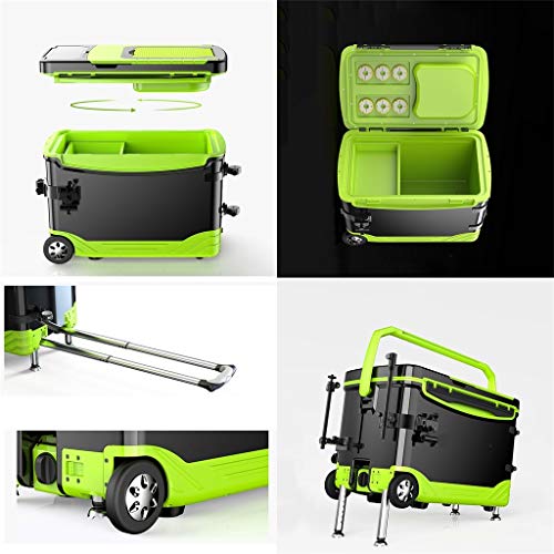 BYDBNR Angelkasten, Angeln Eimer Tragbarer Werkzeugkasten Zur Aufbewahrung Von Fischen Multi-Funktions-Fischerei-Box – Bild 4